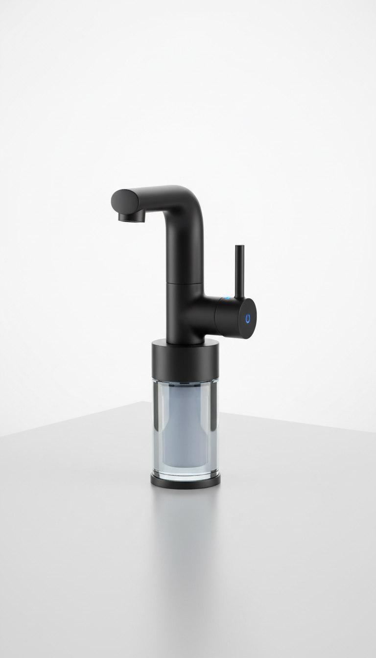 Filtered Water Faucet Matte Black Finish