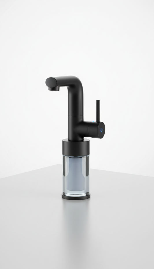 Filtered Water Faucet Matte Black Finish